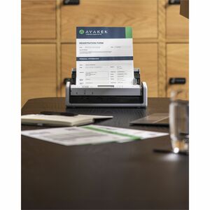 Scanner à alimentation feuille à feuille Brother ADS-1800W - Résolution Optique 600 dpi - Couleur 48 bit - Échelle des Gri