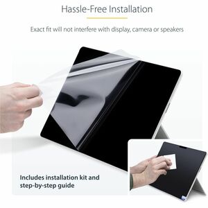 StarTech.com Plastic Anti-glare Privacy Screen Protector for Microsoft Surface Pro 8, Surface Pro 9, Surface Pro X - Black