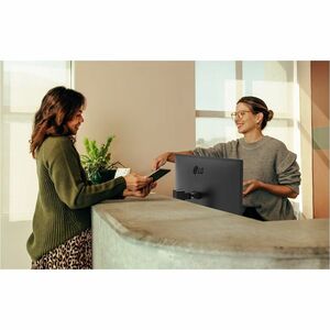 Monitor LED LG 24BA550-B 609,6 mm (24,0") Class Full HD - 16:9 - Nero opaco - 60,5 cm (23,8") Viewable - Tecnologia In-pla