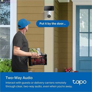 Telecamera di rete Tapo Smart TC82 3 Megapixel Interno/esterno 2K - Colore - 3 - Proiettile - 9,14 m Infrarossi/Colori Vis