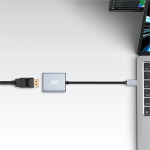 Adesso USB-C to Display Port Adapter - 1 x USB Type C - Male - 1 x DisplayPort 1.2 Digital Audio/Video - Female - 3840 x 2