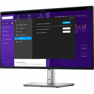 Dell P2425H 24" Class Full HD LED Monitor - 16:9 - Silver Black - 60.5 cm (23.8") Viewable - In-plane Switching (IPS) Tech