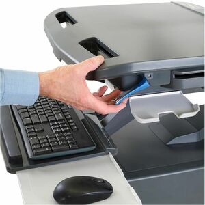 Ergotron StyleView Display-Wagen - TAA-konform - 14,06 kg Belastbarkeit - 4 Rollen - Aluminium, Plastik, Verzinkter Stahl 