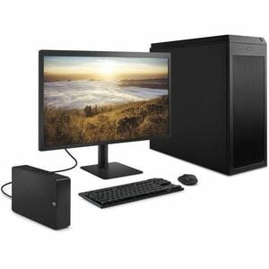 Seagate Expansion Desktop Festplatte - Extern - 24 TB - Schwarz - Desktop-PC Unterstütztes Gerät - USB 3.0