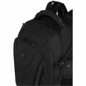 SwissGear ScanSmart 5358202410 Carrying Case (Backpack) for 16" Notebook - Black - Abrasion Resistant, Crush Resistant Poc
