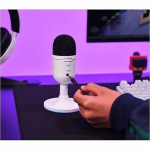 Mikrofon für Innen, Spiele, Live-Streaming, Podcasting Trust GXT 234W - Kabelgebunden - Kondensator - Weiß - Kardioide - 1
