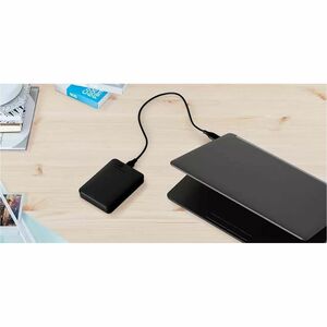 WD Elements WDBHJS0060BBK-WESN 6 TB Portable Hard Drive - External - Black - USB 3.0, USB 3.1 (Gen 1), USB 3.2 (Gen 1) Mic