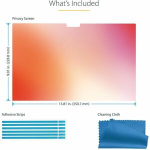 StarTech.com 16-inch MacBook Pro 21/23 Privacy Screen, Gold Filter w/Enhanced Privacy, Computer Security Filter, +/- 30 De