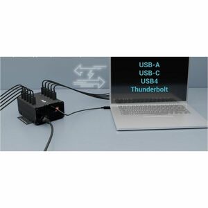 i-tec USB Hub - USB 3.2 (Gen 1) Type C - 60 MB/s, 640 MB/s - Desktop - Desktop - 10 Total USB Port(s) - PC