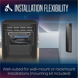 TRENDnet TEG-S3160 16 Ports Ethernet Switch - 2.5 Gigabit Ethernet - 2.5GBase-T - 2 Layer Supported - 7.26 W Power Consump