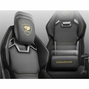 Sillón de Juego COUGAR Hotrod Royal CGR-ARX-GLB - High Density Foam (HDF), Acero, Gamuza micro - Negro