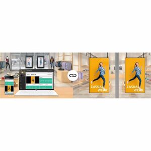 LG 55XS4P-B Window Facing Display - 55" LCD - In-plane Switching (IPS-M+) Technology - 24 Hours/7 Days Operation - 1920 x 
