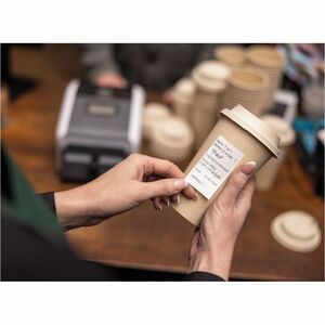 Brother TD-4550DNWBFC Desktop Direct Thermal Printer - Monochrome - Label Print - Fast Ethernet - USB - USB Host - Serial 