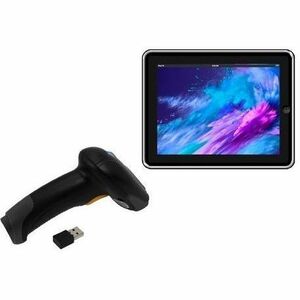 Star Micronics BSH-32B Hospitality, Inventory Handheld Barcode Scanner Kit - Wireless Connectivity - Black - 49.99 m Scan 