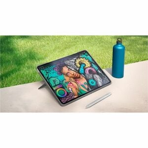 Logitech Combo Touch Keyboard/Cover Case for 33 cm (13") Apple iPad Air 13 (2024) Tablet - Oxford Gray - Scuff Resistant, 