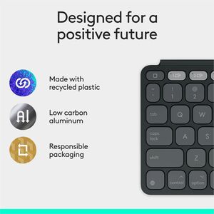 Logitech Keys-To-Go 2 Portable Wireless iPad Keyboard With Built-in Cover, Slim and Compact Wireless Keyboard for iPad, iP