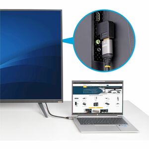 StarTech.com Adaptateur HDMI 2.0 à Angle Droit, M/F, Économiseur de Port HDMI Horizontal, 4K 60Hz, Extension Coudé pour HD