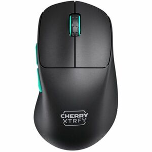 CHERRY XTRFY M64 Gaming-Maus - Funkfrequenz - USB - Schwarz - Kabel/Drahtlos - 2,40 GHz - wiederaufladbar - Symmetrisch - 
