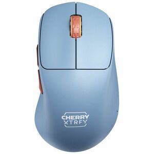 CHERRY XTRFY CX-M68W-BLUE Gaming Mouse - Radio Frequency - USB Type C - Pixart 3395 - Blue - Cable/Wireless - 2.40 GHz - R
