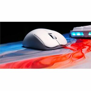 CHERRY XTRFY M68 Gaming Mouse - USB - Pixart 3395 - White - Cable/Wireless - 2.40 GHz - Rechargeable - Symmetrical - 1 Bat