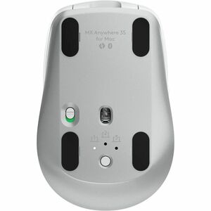 Logitech MX Anywhere 3S Maus - Bluetooth - USB - Darkfield - 6 Taste(n) - Pale Gray - Kabellos - wiederaufladbar - 8000 dp