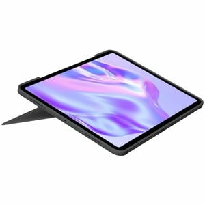 Logitech Combo Touch Keyboard/Cover Case for 33 cm (13") Apple iPad Pro 13 (2024) Tablet - Graphite - Scuff Resistant, Scr
