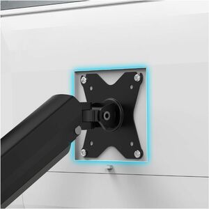 j5create JTSA102 Mounting Arm for Monitor - Black - Landscape/Portrait - Height Adjustable - 2 Display(s) Supported - 43.2