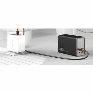 j5create JPB264100 Stromspeicher - Schwarz - für Notebook, Tablet-PC, Mobilgerät, Smartphone, Spielkonsole, MacBook Air, N