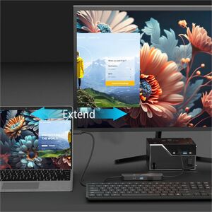 j5create Wormhole Switch JCH462 USB Hub - USB Type C, USB Type A - 640 MB/s - Notebook, Keyboard, Mouse, Desktop, Tablet, 