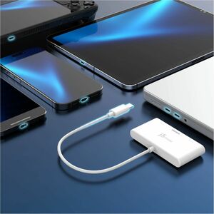 j5create JCA399 USB Tipo C Estação de ancoragem para Notebook, PC Tablet, Smartphone, Consola de jogos, Rato, Teclado, Web