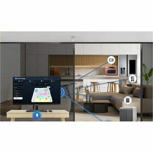 Monitor LED intelligente Samsung S43DM702UU 1092,2 mm (43,0") Class 4K UHD - 16:9 - Nero - 109,2 cm (43") Viewable - Verti