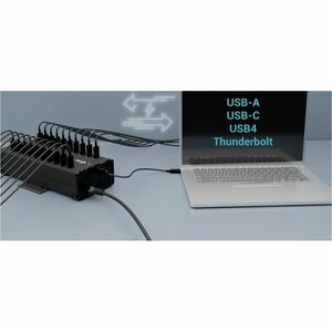 i-tec USB-Hub - USB 3.2 (Gen 1) Typ C - 60 MB/s, 640 MB/s - Desktop - Desktop - 20 Total USB Port(s) - PC