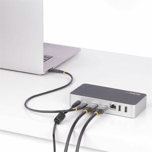 StarTech.com 50cm (1.6ft) USB4 Cable, USB-IF Certified USB-C Cable, 40 Gbps, 240W, 8K 60Hz, Compatible w/Thunderbolt/USB 3
