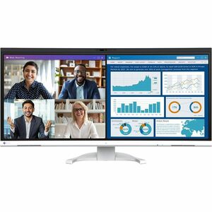 EIZO FlexScan EV3450XC-WT 34 Zoll Klasse Webcam UW-QHD Gekrümmter Bildschirm LED-Monitor - 21:9 Format - Weiß - 86,6 cm (3
