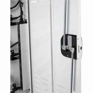 Rocstor Volt C42 Pre-Wired Charging Cart with Intelligent Power Charging 90W - 3 Shelf - 3 Drawer - Push Handle Handle - 4