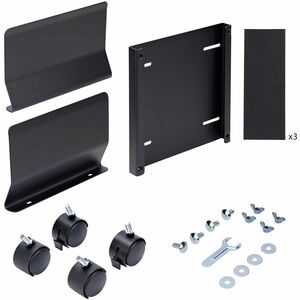 StarTech.com Computer Tower Cart, Rolling CPU Caddy on Wheels, Max 46.3lb/21kg, Adjustable PC Case Mount, Floor Stand Doll