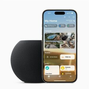 Apple HomePod mini Portable Bluetooth Smart Speaker - Siri Supported - Midnight - 60 Hz - Wireless LAN