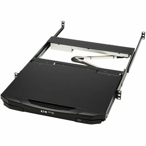 Tripp Lite series B021-SWHD-K LCD Rack Console KVM Switch - Metal, Plastic - Black - 1 Computer(s) - 47 cm (18.5") LCD - F