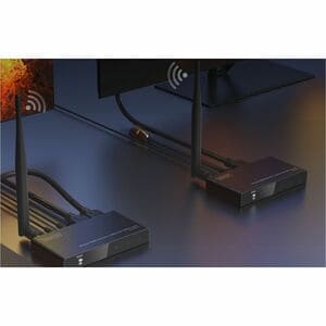 Digitus Video-Extender-Transmitter/Receiver - Kabel/Kabellos - 4 Ausgabegerät - 100 m Reichweite - 1 x HDMI Ein - 2 x HDMI