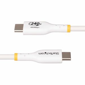 StarTech.com 2 m USB-C Datentransferkabel - 1 - Cable for Notebook, Ladegerät, Mobilgerät, Wandakku, Kfz-Ladegerät, Stroms