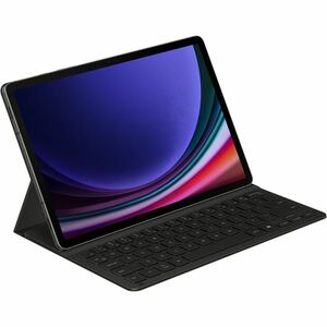 Housse/Clavier Samsung - Porte-livres Style Samsung Galaxy Tab S9, Galaxy Tab S9 FE Tablette - Noir