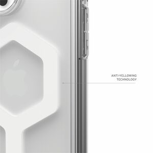 Urban Armor Gear Plyo Case for Apple iPhone 16 Pro Max Smartphone - Ice/White - Yellowing Resistant, Impact Resistant, Dro