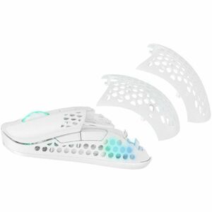 CHERRY XTRFY M42W-RGB-WHITE Rato para jogos - Frequência de rádio - USB, USB Tipo C - Ótico - Branco - Sem fios - 2.40 GHz