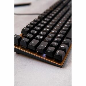 CHERRY KC 200 MX Teclado - Cabo Conectividade - USB tipo A Interface - Alemão - QWERTZ Layout - Preto, Bronze - Mecânica/M