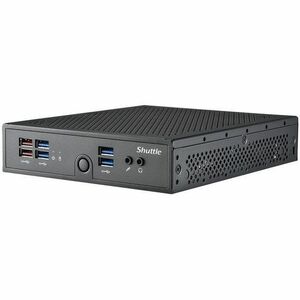 Shuttle XPC slim Barebone System - Slim PC - 1 x Processor Support - 1 Celeron 12th Gen 7305 1.10 GHz Penta-core (5 Core) 