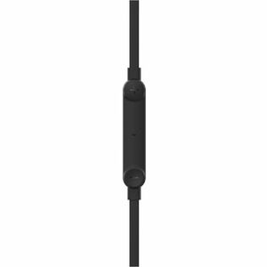 Belkin SOUNDFORM Wired Earbud Stereo Earset - Black - Binaural - In-ear - 1.22 m (48") Cable - USB Type C