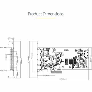 StarTech.com 4-Port USB PCIe Card, USB 3.2 5Gbps, PCI Express Expansion Card with 4x Independent USB Controllers, 4x USB-A
