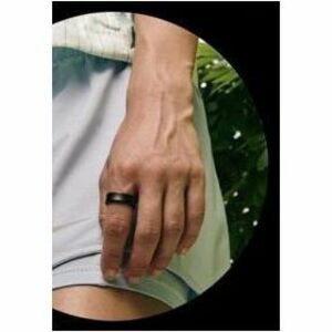 Samsung Galaxy Ring, Size 8, Titanium Black - Android - Accelerometer, PPG Sensor, Temperature Sensor - Sleep Quality, Hea