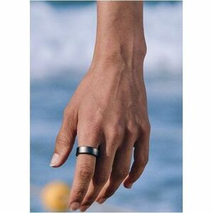 Samsung Galaxy Ring, Size 7, Titanium Black - Android - Accelerometer, PPG Sensor, Temperature Sensor, Heart Rate Monitor 