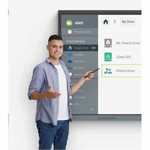 BenQ Board Essential RE6504 4K UHD LCD Collaboration Display - Corteccia A73 + A53 - 8 GB - Infrarosso (IrDA) - Touchscree